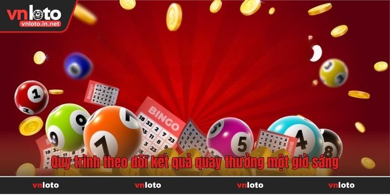 Quy trình theo dõi kết quả quay thưởng một giờ sáng